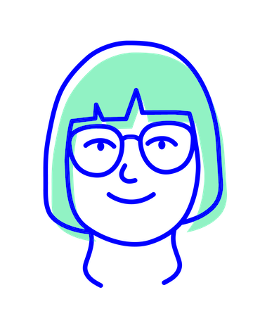 Illustration von Lauras Gesicht